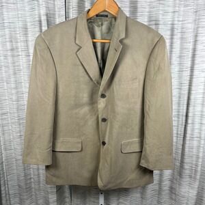 Beige Sports Jacket Alfani Men's 42S Blazer Extra Soft Tencel Lyocell Material